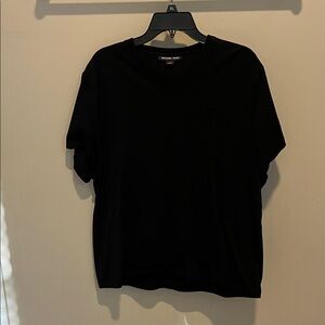 Michael Kors Black V-Neck Shirt men’s XL
